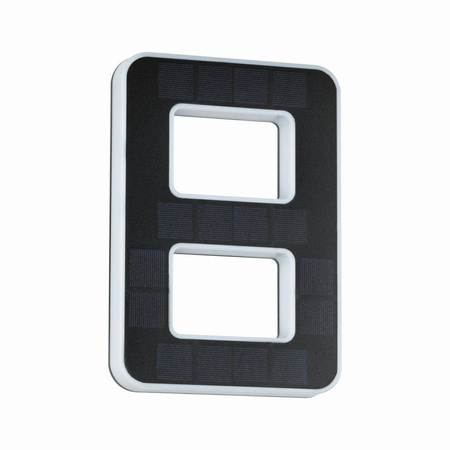 Outdoor Solar numer domu 8 3000K IP44 Wymienny akumulator (PL79849) - PAULMANN