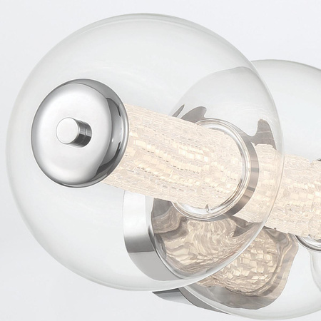 Kinkiet Atomo - 4 źródła światła - Polerowany chrom (QN-ATOMO-4W-PC) - Quintiesse