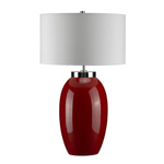 Lampa stołowa Victor (VICTOR-LRG-TL-RD) - Elstead Lighting