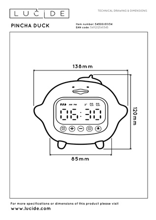 PINCHA DUCK (54500/01/34) - Lucide