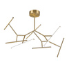 CEILING LIGHT 68W 3000K ALUMINUM & SILICON DIMMABLE ALL ANTIQUE GOLD COLOR (2073 Zambelis) - Zambelis