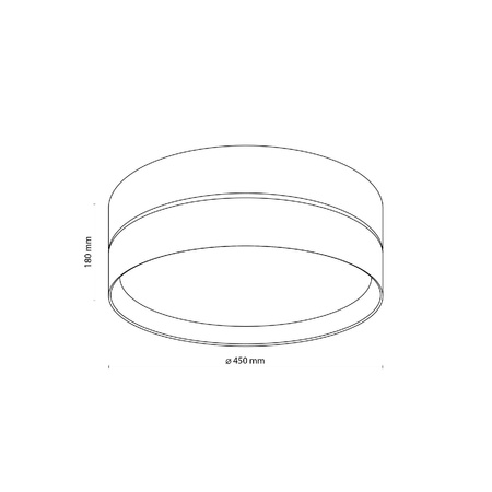 Plafon ECO Ø45 (5775) - TK Lighting