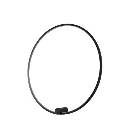 Kinkiet Ringa L LED czarny (WL0116-L-BK) - Yaskr