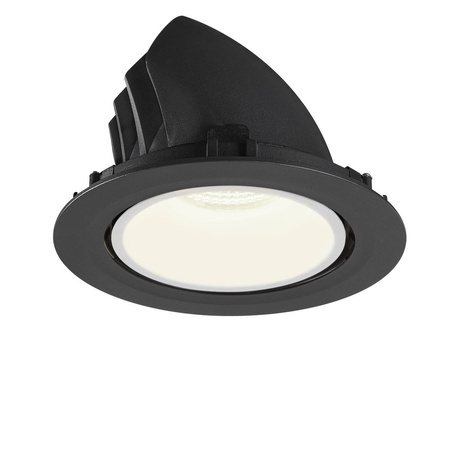 NUMINOS® GIMBLE XL, oprawa sufitowa wpuszczana czarna/biała 4000 K 40° (1006069) - SLV