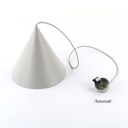 CONO BEIGE LAMPA WISZĄCA 1 L (10056) - TK Lighting