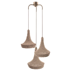 Lampa wisząca Mahaka 3 - Beżowa (500 mm)   (5180) - Shilo