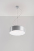 Lampa wisząca ARENA 35 szara (SL.0116) - Sollux