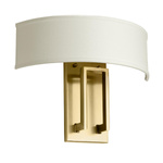 Kinkiet Hampton - 2 źródła światła - Szczotkowany mosiądz (HK-HAMPTON2-BB) - Elstead Lighting