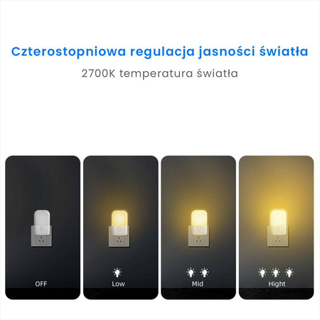 Lampka Wtykowa Kama 2700K (EKW1441) - Eko-Light