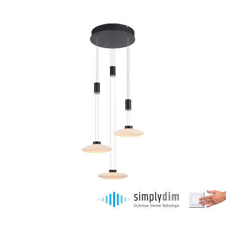 Lampa wisząca LAUTADA (2082-18) - Paul Neuhaus