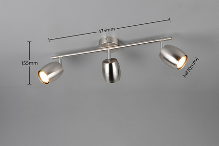 Lampa sufitowa z reflektorami NANCY (R86263007) - RL