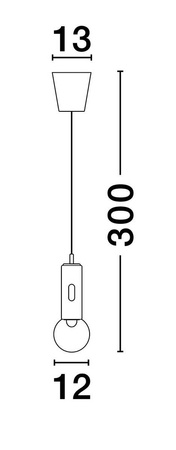 Lampa wisząca wewnętrzna BARBARA (LE44550) - Luces Exclusivas