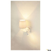 SOMNILA FLEX, lampa ścienna natynkowa LED indoor, 3000K, kolor biały, wersja lewa, ze złączem USB (1003459) - SLV