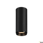 NUMINOS® CL PHASE S, wewnętrzna oprawa sufitowa natynkowa LED, czarna/czarna 2700 K 60° (1004124) - SLV