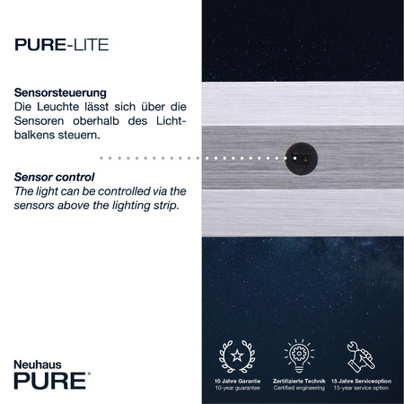 PURE LITE LAMPA WISZĄCA SREBRNY (8377-55) - Paul Neuhaus