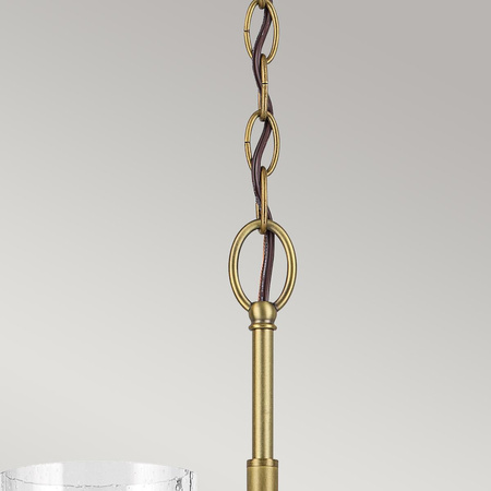 Żyrandol Winslow - 6 źródeł światła - Naturalny mosiądz (KL-WINSLOW6-NBR) - Elstead Lighting