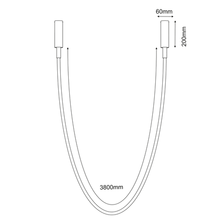 Lampa wisząca HEBI 420 cm, 4000K (5059) - Shilo