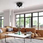Lampa sufitowa BEST BLACK (round) (ML9973) - Milagro