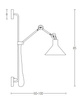 SCONCE 1L STEEL BLACK (19218 Zambelis) - Zambelis