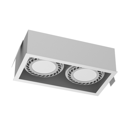 Lampa wpuszczana Cage in 1-2 - Biała   (3275) - Brosline