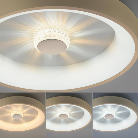 Plafon VERTIGO ceiling light brass matt body (14384-60) - Paul Neuhaus