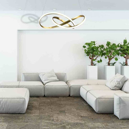 LAMPA WISZĄCA CAPPIO GOLD 36W LED (ML6772) - Milagro