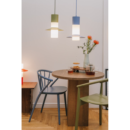 CAPONIO A niebieska sufitowa lampa wisząca (CPA199P0) - Ummo
