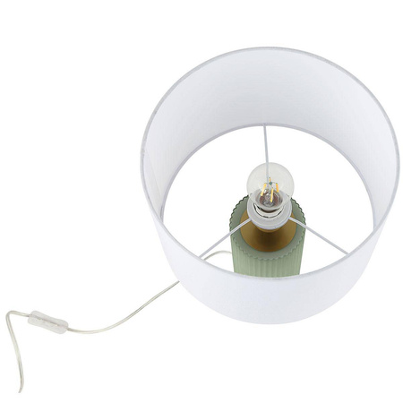 Szklana lampa stołowa Tokio 1xE27  (LP-787/1T miętowa) - Light Prestige