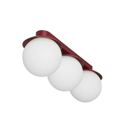 KUUL B burgundowa lampa sufitowa / plafon (KLB34000) - Ummo