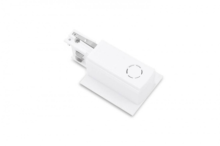Zasilanie końcowe podtynkowe lewe TRACK 3 LINE END POWER LEFT GIPS białe (AZ4309) - Azzardo