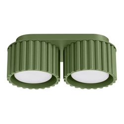 Plafon AURA 2 zielony oliwkowy Gx53 (SL.1798) - Sollux Lighting