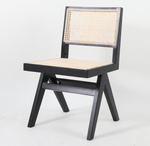 Krzesło BOHO bukowe w kolorze czarnym (MH-012CH-BN) - Moos Home