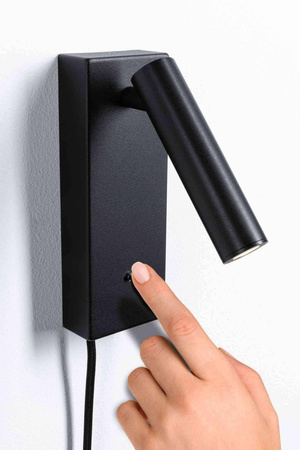 Oprawa ścienna HULDA LED DIM czarny matowy (PL71109) - PAULMANN