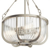 Lampa wisząca/ Półplafon Roux - 3 źródła światła -Szczotkowany nikiel (QN-ROUX3-BN) - Quintiesse