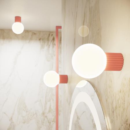 Kinkiet HALO brzoskwiniowy IP44 (SL.1752) - Sollux Lighting