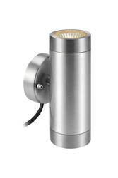 24 GARDEN CYLINDER Kinkiet 2L ALUMINIUM (108170) - Markslojd