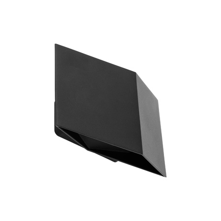 Kwadratowy kinkiet na elewację CUBE BLACK KINKIET LED IP 54 (18182) - TK Lighting