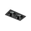 Lampa wpuszczana PRISMA DUO BLACK 2 XGU10 (10579) - TK Lighting