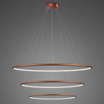 Lampa wisząca Ledowe Okręgi No.3 Φ100 cm in 4k miedziana Altavola Design (LA075/P_100_in_4k_copper) - ALTAVOLA DESIGN