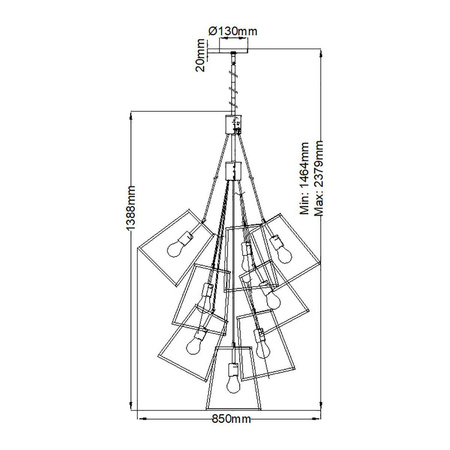Żyrandol Fulton (HK-FULTON-13P) - Elstead Lighting