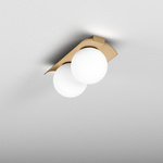 Plafon Kinkiet MODERN BALL WP x2 LED Kol. Złoty (46971-L930-D0-00-19) - AqForm