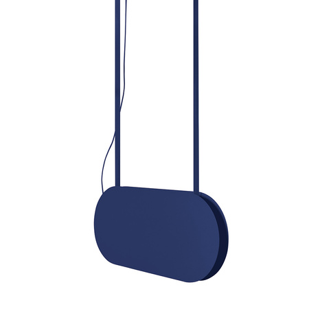 MALUMI A granatowa sufitowa lampa wisząca (MLA61313P2) - Ummo