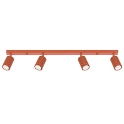 Plafon KARBON 4L ochra czerwona (SL.1641) - Sollux Lighting