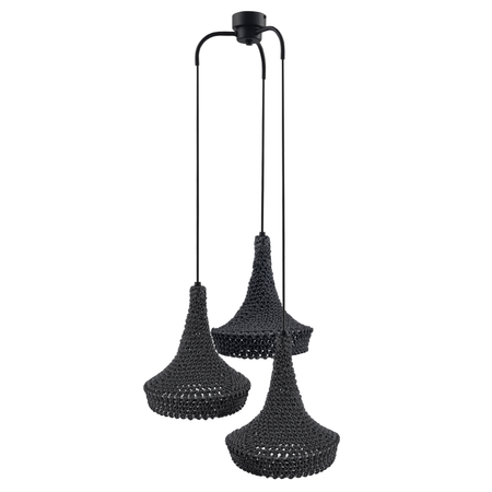 Lampa wisząca Mahaka 3 - Szara (500 mm)   (5183) - Shilo