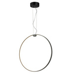 Lampa wisząca ACIRCULO LED 50 cm, czarna (ST-10453P/D500A black) - Step into Design