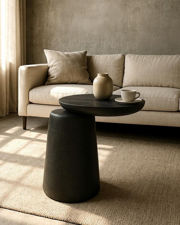 MaMaison stolik ELIAS czarny / drewno (MM001501100319) - MaMaison