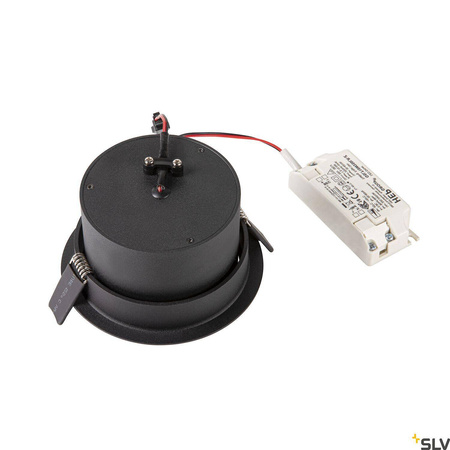 OCULUS DL MOVE, wewnętrzna oprawa sufitowa natynkowa LED, czarna, DIM-TO-WARM, 2000-3000 K (1004668) - SLV