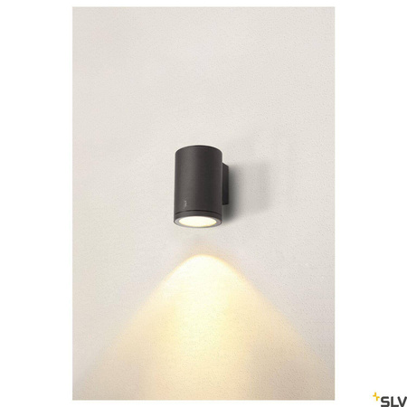 ENOLA ROUND L, single, lampa ścienna natynkowa LED outdoor, kolor antracytowy CCT 3000/4000K (1003440) - SLV