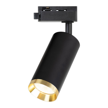 Oprawa Mica Track Czarny + Złoty 1xGU10 (ML2092) - Milagro