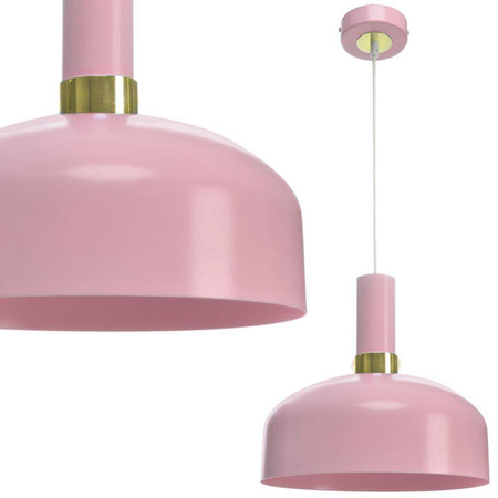 Lampa wisząca MALMO PINK 1xE27 (MLP6199) - Milagro